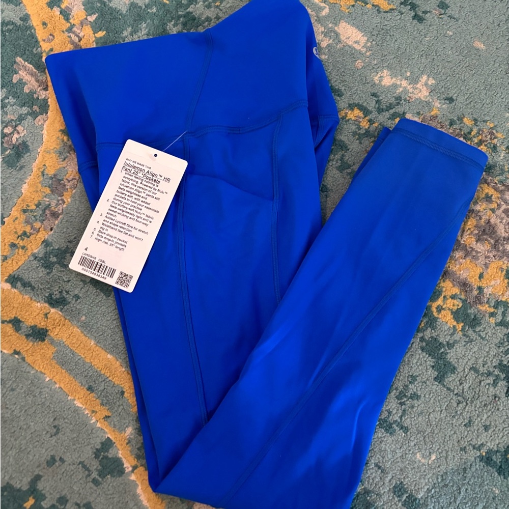 NWT Lululemon Align HR pant 25” with Pockets